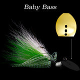 Baby Bass Hybrid Vibe 'Gold', vibrating fishing lure