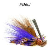PB&J Hybrid-Skirt Casting Jig, arky head fishing lure