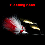 Bleeding Shad Hybrid Spinnerbait Plus, big game spinner