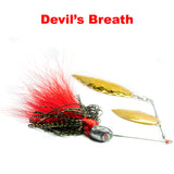 Devil's Breath Hybrid Spinnerbait Plus, big game spinner