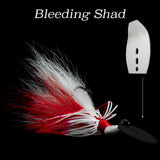 Bleeding Shad Hybrid Vibe 'Bent Blade', vibrating fishing lure