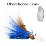 Okeechobee Craw Hybrid Vibe 'Bent Blade', vibrating fishing lure