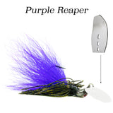 Purple Reaper Hybrid Vibe 'Bent Blade', vibrating fishing lure