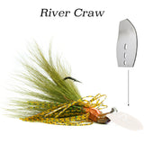 River Craw Hybrid Vibe 'Bent Blade', vibrating fishing lure