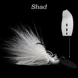 Shad Hybrid Vibe 'Bent Blade', vibrating fishing lure