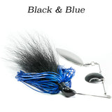 "Black & Blue" Hybrid Spinnerbait