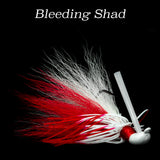 Bleeding Shad Hybrid-Skirt Casting Jig, arky head fishing lure