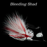 "Bleeding Shad" Hybrid Spinnerbait
