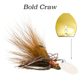 Bold Craw Hybrid Vibe 'Gold', vibrating fishing lure