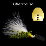 Chartreuse Hybrid Vibe 'Gold', vibrating fishing lure
