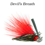 Devil's Breath Hybrid-Skirt Casting Jig, arky head fishing lure