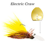 Electric Craw Hybrid Vibe 'Gold', vibrating fishing lure