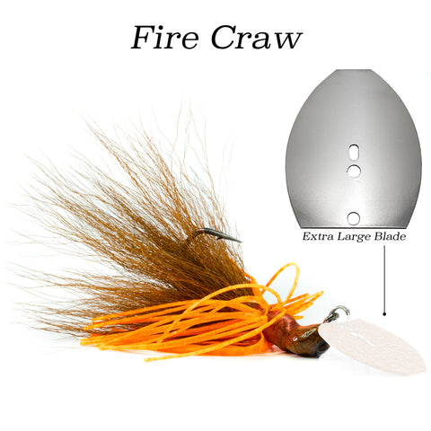 Fire Craw Hybrid Vibe Magnum, vibrating fishing lure