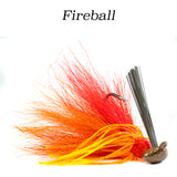 Fireball Hybrid-Skirt Casting Jig, arky head fishing lure