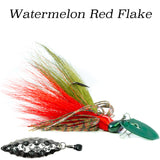 Watermelon Red Flake Hybrid Vibe 'Flash',  vibrating fishing lure