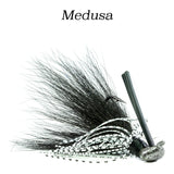 Medusa Hybrid-Skirt Casting Jig, arky head fishing lure