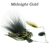 "Midnight Gold" Hybrid Spinnerbait