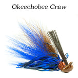 Okeechobee Craw Hybrid-Skirt Casting Jig, arky head fishing lure