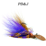 "PB&J" Hybrid Vibe Omega, extra large vibrating lure