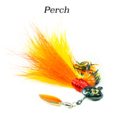 Perch Hybrid-Skirt Underspin, hand tied underspin