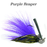Purple Reaper Hybrid-Skirt Casting Jig, arky head fishing lure