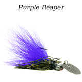 "Purple Reaper" Hybrid Vibe Omega, extra large vibrating lure