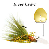 River Craw Hybrid Vibe 'Gold', vibrating fishing lure