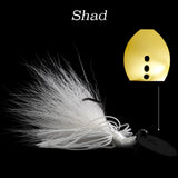Shad Hybrid Vibe 'Gold', vibrating fishing lure