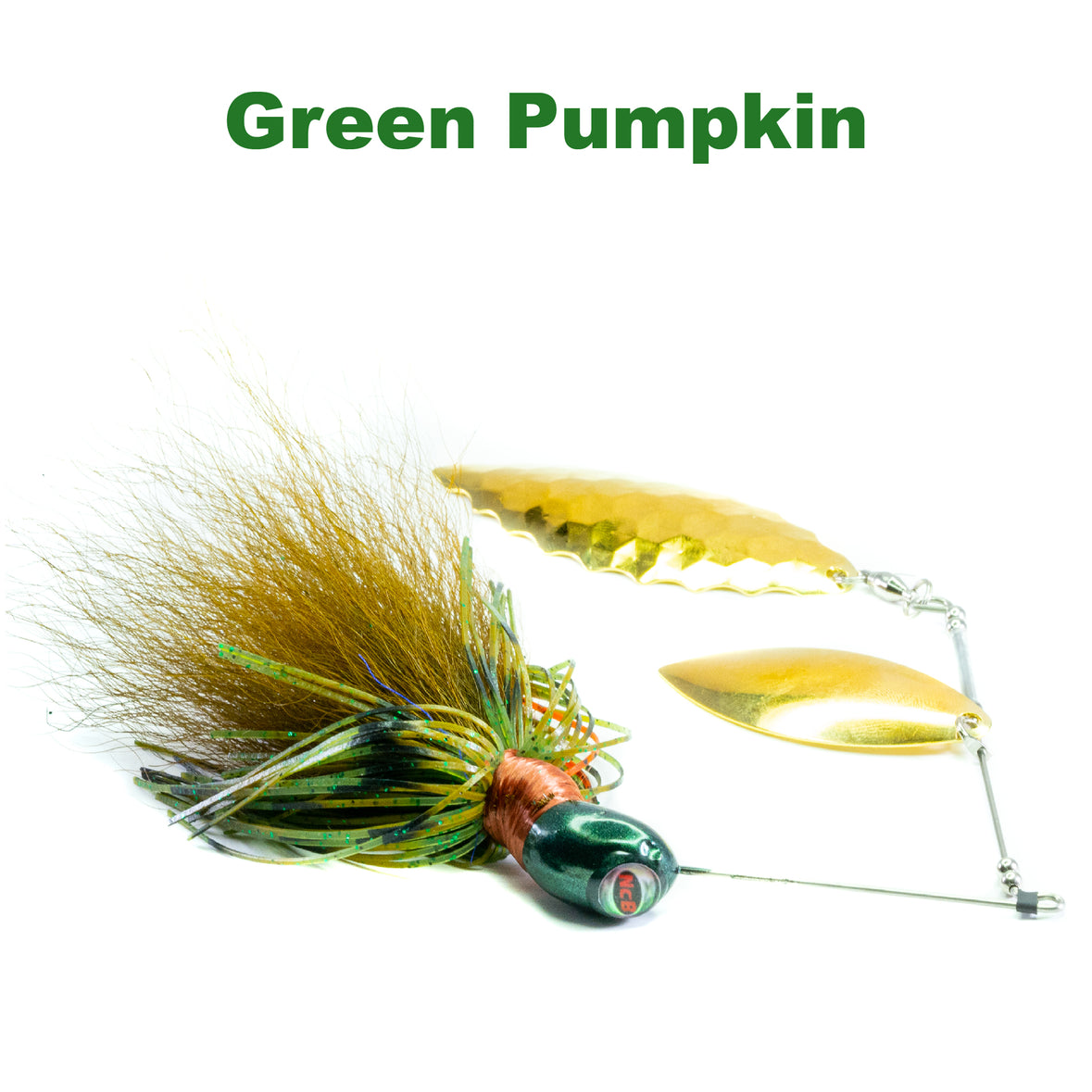 Phenix Shore Master Custom Spinnerbait - Green Pumpkin Shad 3/4 oz.