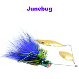 Junebug Hybrid Spinnerbait Plus, big game spinner
