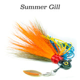 Summer Gill Hybrid-Skirt Underspin, hand tied underspin