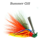 Summer Gill Hybrid-Skirt Casting Jig, arky head fishing lure