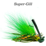Super-Gill Hybrid-Skirt Casting Jig, arky head fishing lure
