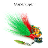 Supertiger Hybrid-Skirt Underspin, hand tied underspin