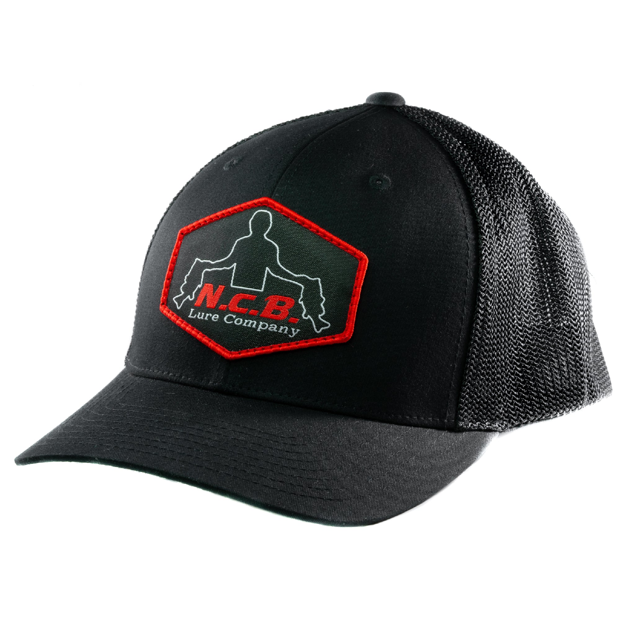 Flexfit Hat, Black - Nate\'s Custom Baits (NCB Lures) – Nate\'s Custom Baits  | NCB Lure Company, LLC